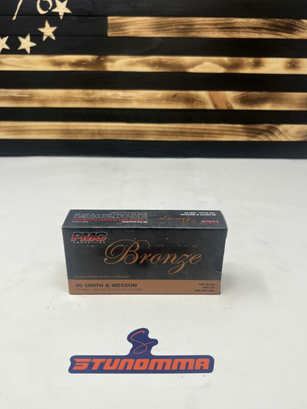 PMC BRONZE 40SW 165GR FMJ 50 Rounds