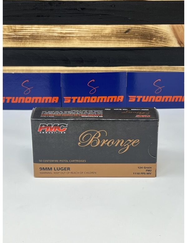 PMC BRONZE 9MM 124GR FMJ 50 Rounds - Image 3