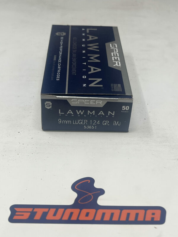 SPEER LAWMAN 9MM 124GR TMJ 1000 Rounds Free Shipping! 53651 - Stunomma ...