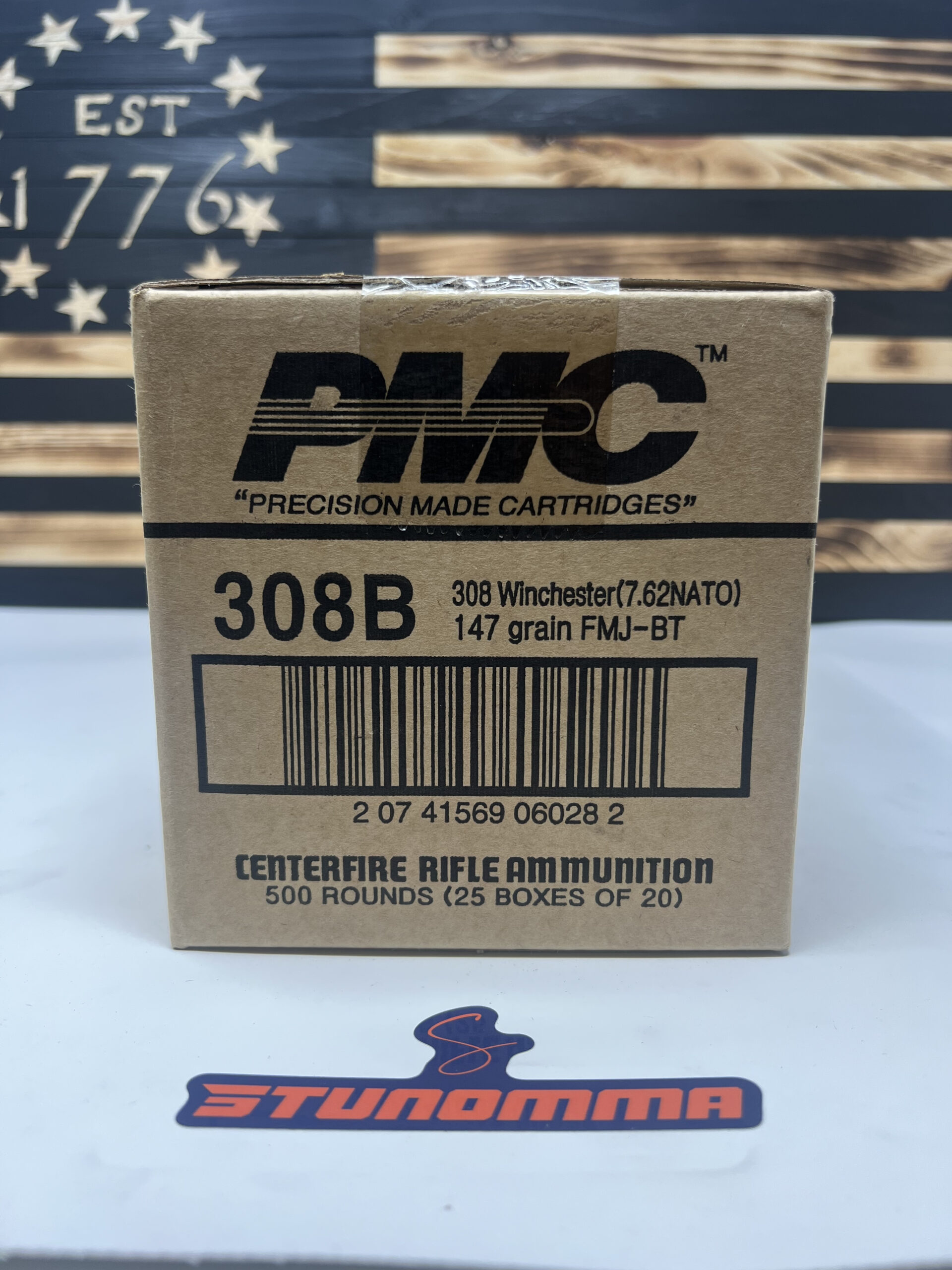 PMC BRONZE 308WIN 147GR FMJ 500 Rounds Free Shipping! 308B - Stunomma