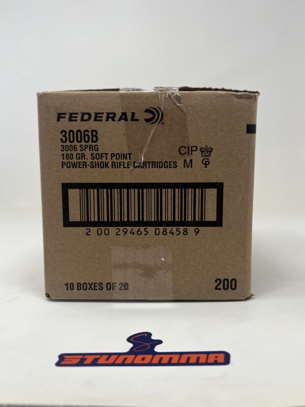 FEDERAL POWER SHOK 30-06 SPRG 180 GRAIN 20 ROUNDS 3006B - Image 4