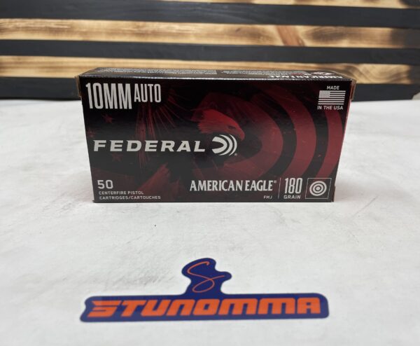 Federal American Eagle 10mm Auto 180 Grain 50 Rounds AE10A