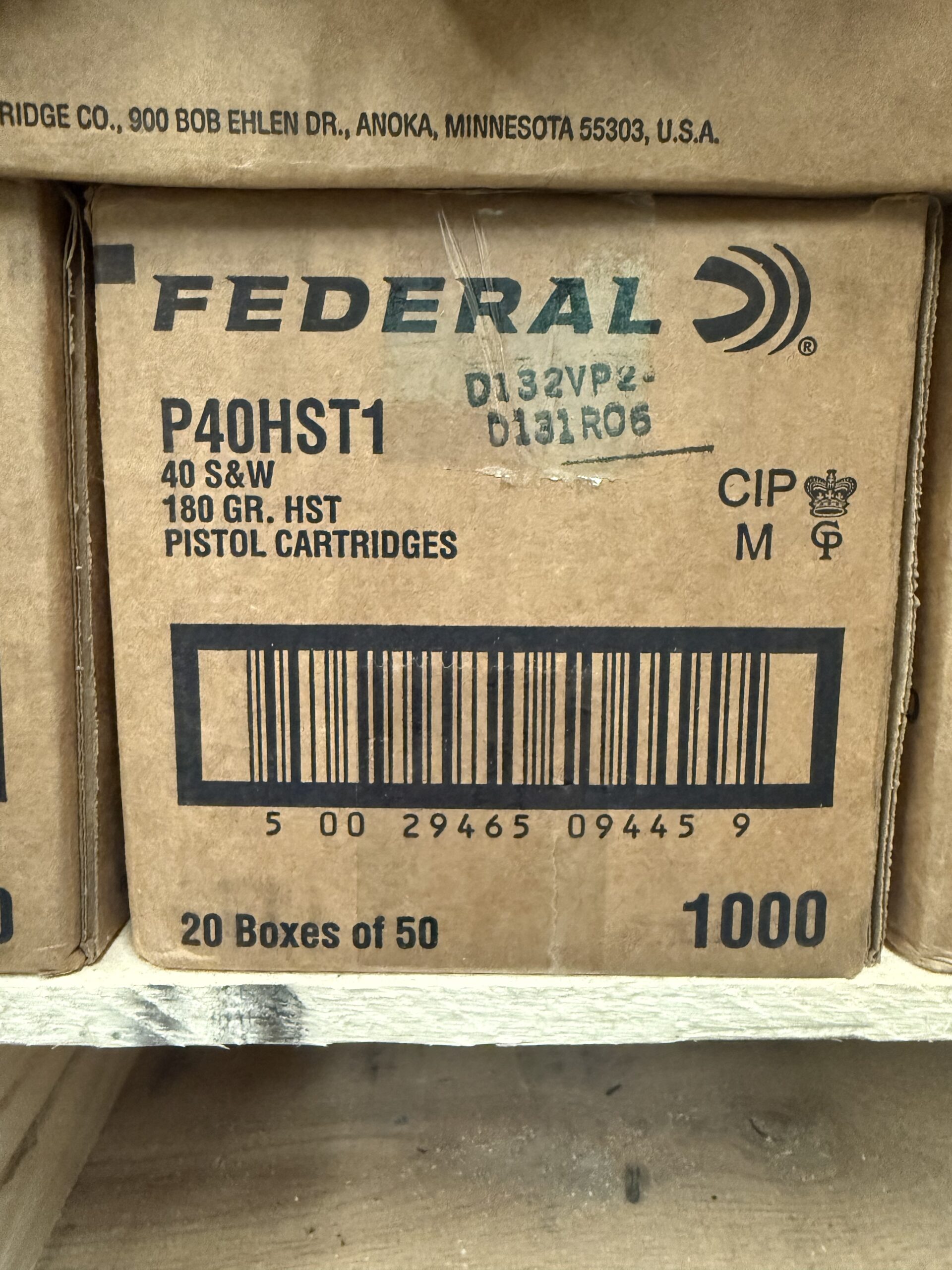 FEDERAL LAW ENFORCEMENT HST 40S&W 180GR JHP 1000 Rounds Free Shipping! P40HST1 1 FEDERAL LAW ENFORCEMENT HST 40S&W 180GR JHP 1000 Rounds Free Shipping! P40HST1